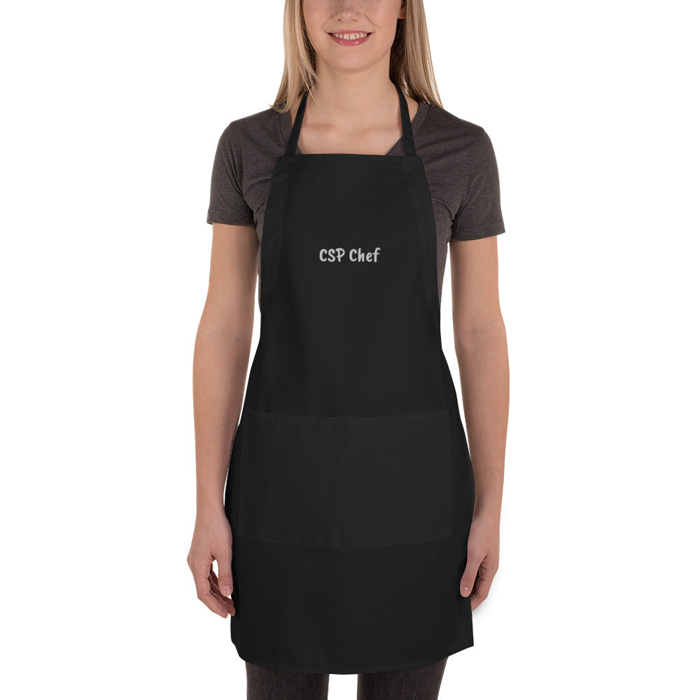 Embroidered "Rose-Miller" Apron