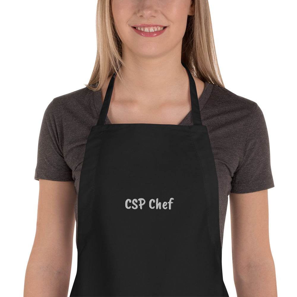 Embroidered "Rose-Miller" Apron