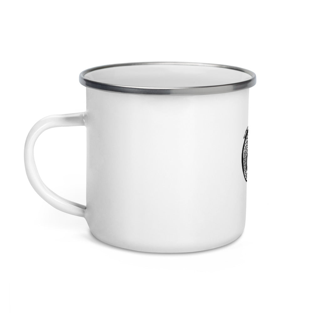 Enamel CSP Camping Ouroboros Mug