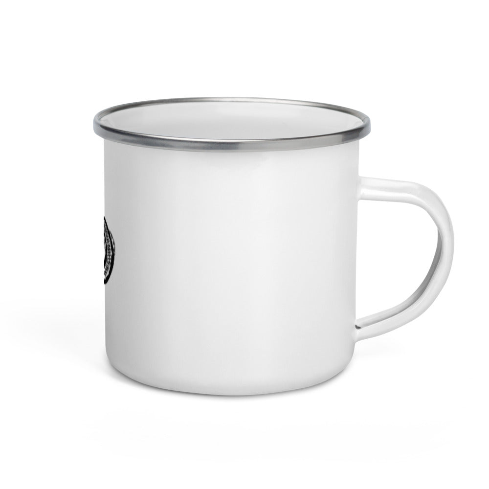 Enamel CSP Camping Ouroboros Mug