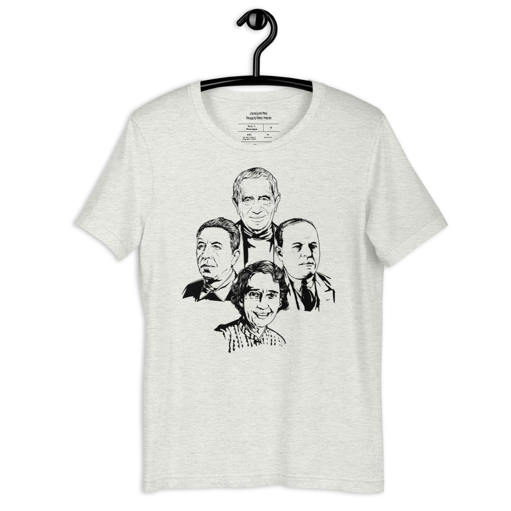 4 Great Israeli Poets, Rachel Korazim Line (Short-Sleeve Unisex T-Shirt)