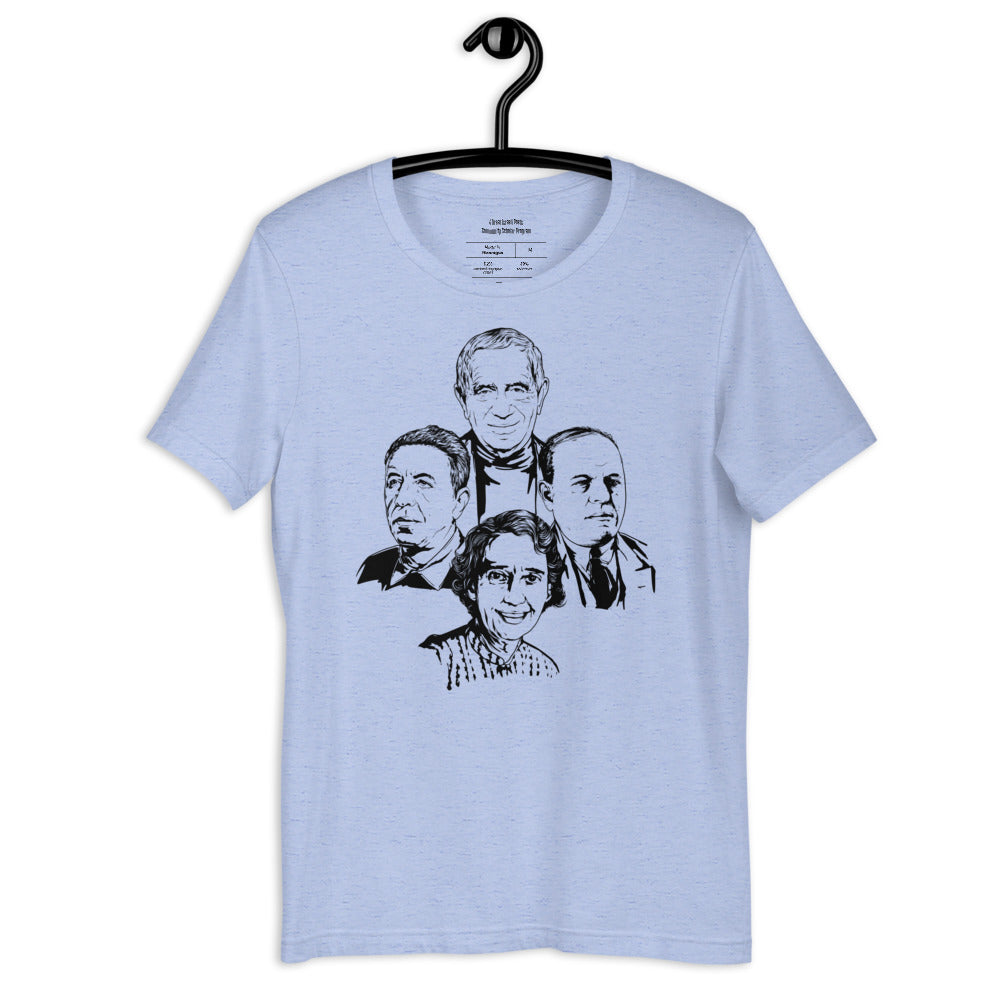 4 Great Israeli Poets, Rachel Korazim Line (Short-Sleeve Unisex T-Shirt)