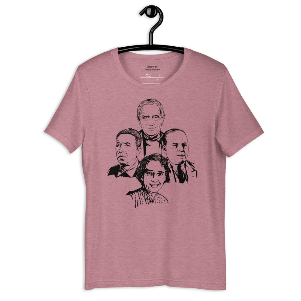 4 Great Israeli Poets, Rachel Korazim Line (Short-Sleeve Unisex T-Shirt)