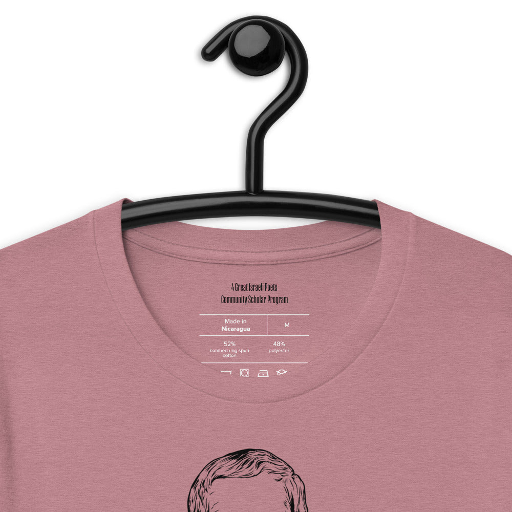 4 Great Israeli Poets, Rachel Korazim Line (Short-Sleeve Unisex T-Shirt)
