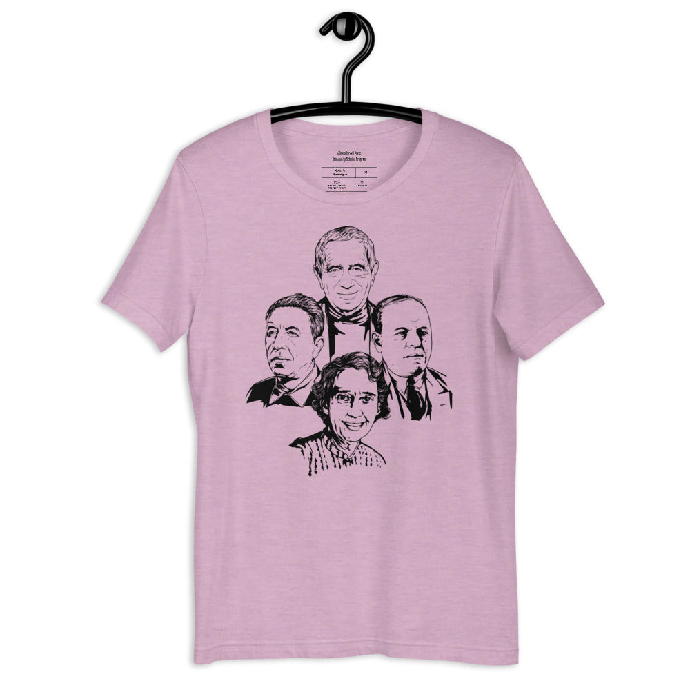 4 Great Israeli Poets, Rachel Korazim Line (Short-Sleeve Unisex T-Shirt)