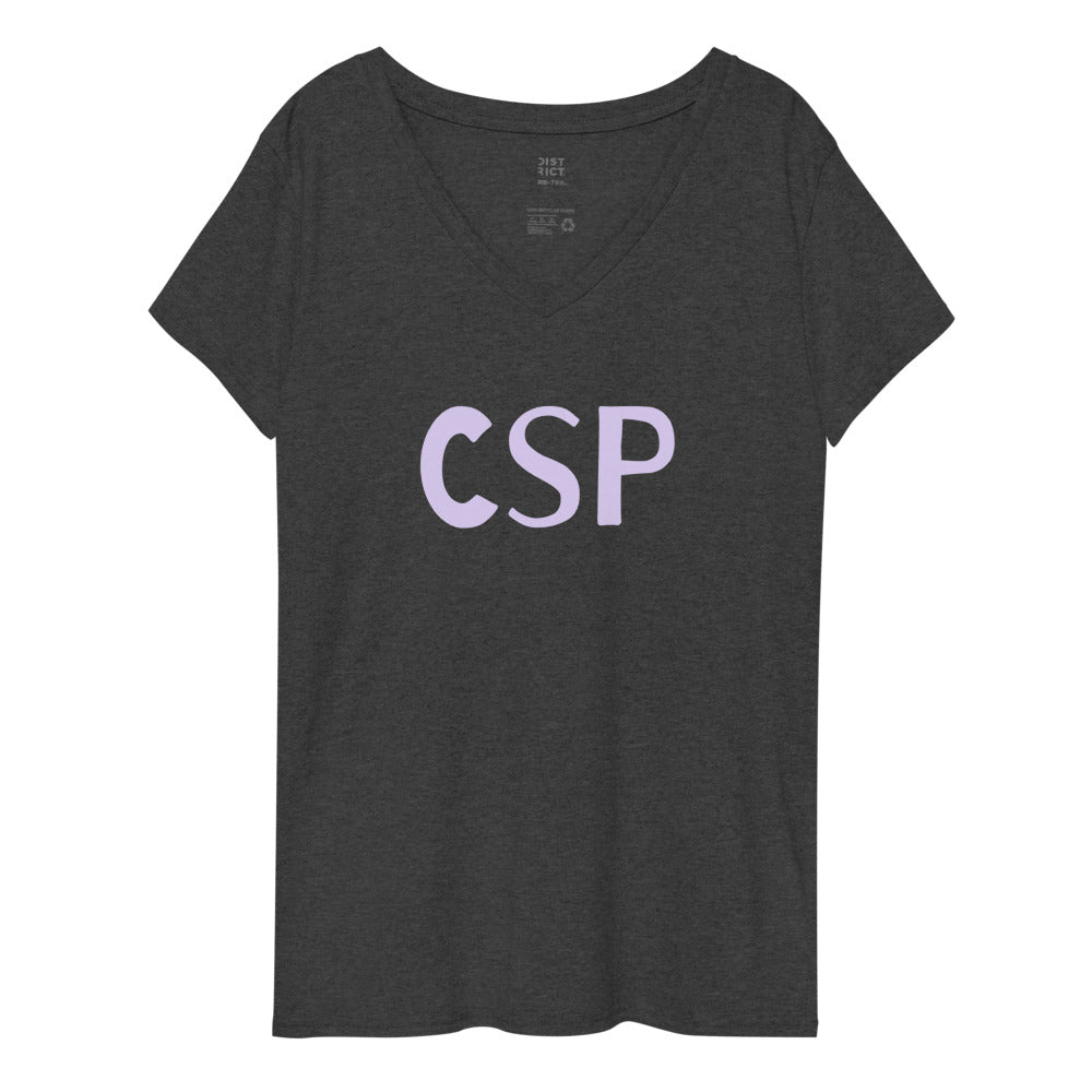 CSP-T (Women’s recycled v-neck t-shirt)