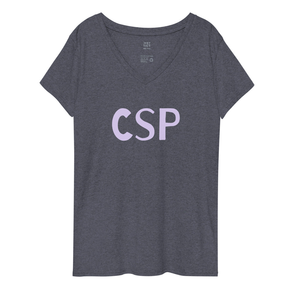 CSP-T (Women’s recycled v-neck t-shirt)