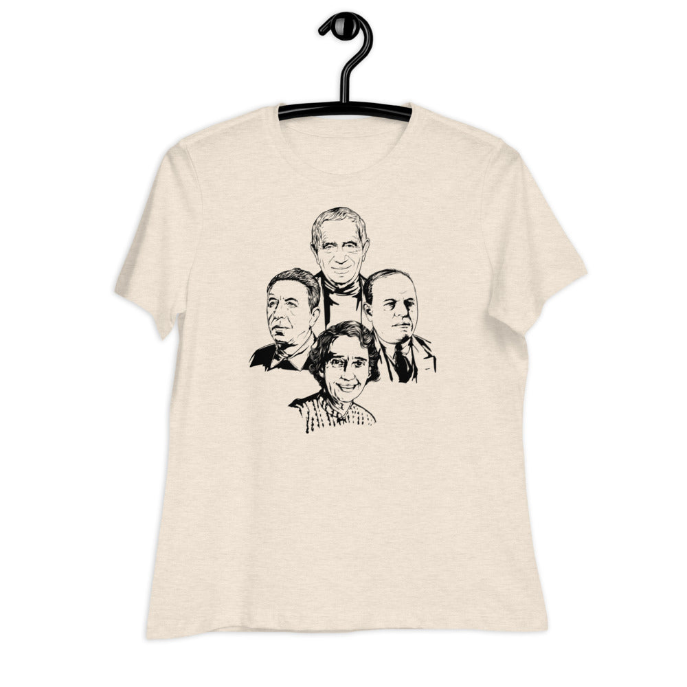 4 Great Israeli Poets, Rachel Korazim Line (Women's Relaxed T-Shirt)
