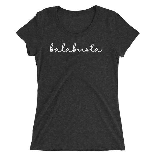 CSP Yiddish T - "Balabusta" (Ladies' short sleeve t-shirt)