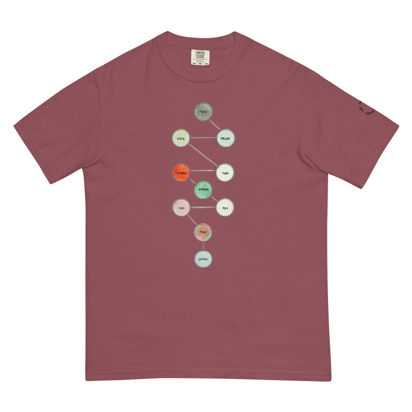 New CSP Essential Kabbalah Color T-shirt ("Embrace the Mystical")