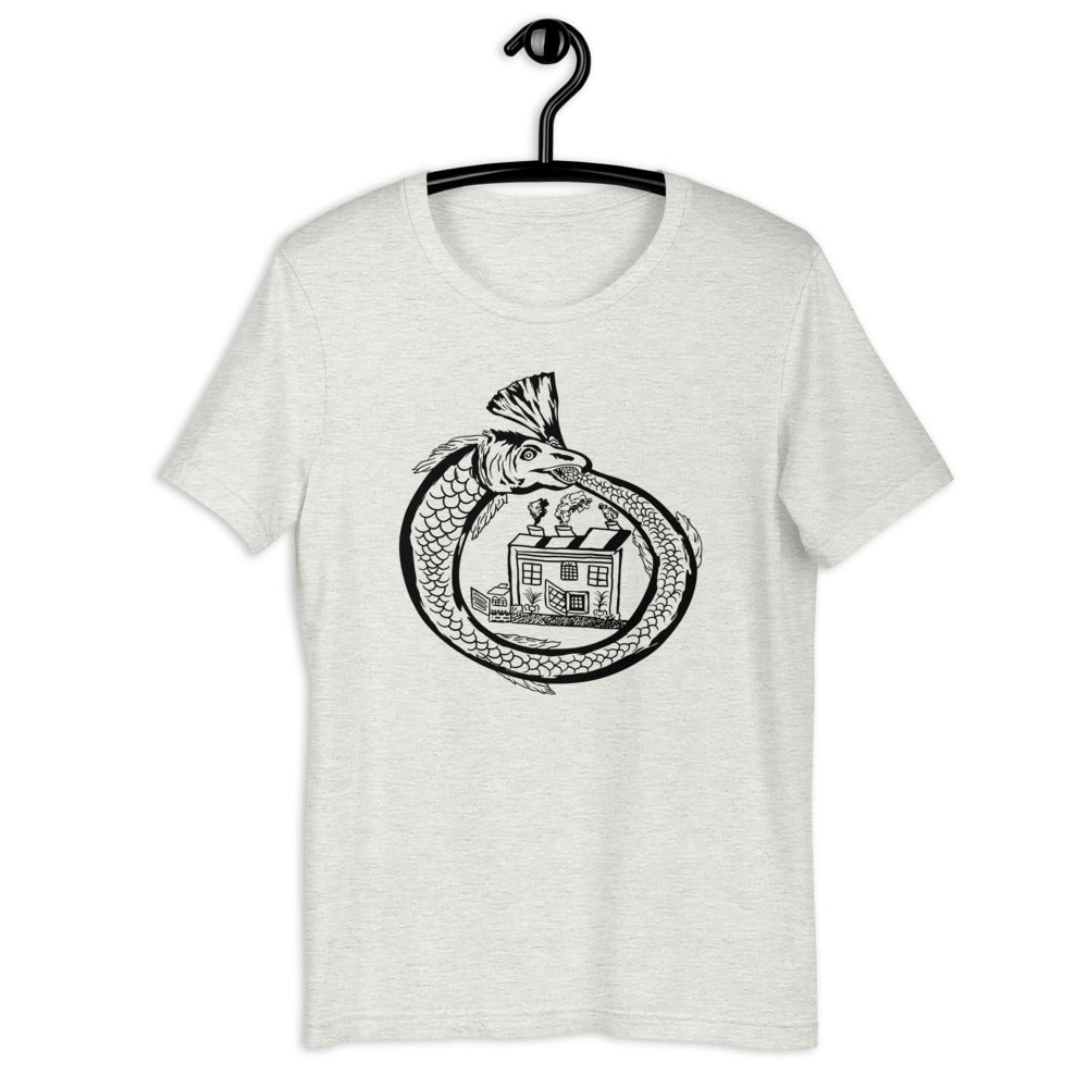 Ouroboros Short-Sleeve Unisex T-Shirt (CSP Jewish creatures clothing line)