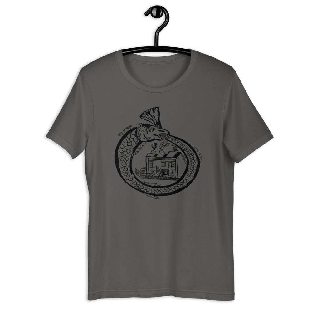 Ouroboros Short-Sleeve Unisex T-Shirt (CSP Jewish creatures clothing line)