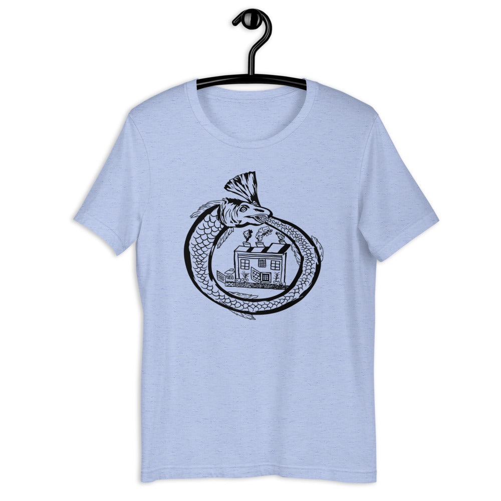 Ouroboros Short-Sleeve Unisex T-Shirt (CSP Jewish creatures clothing line)