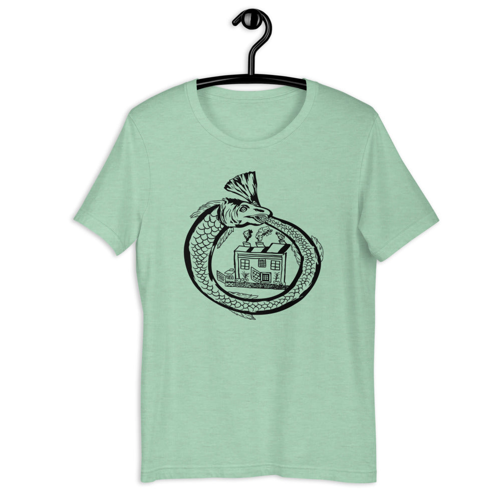 Ouroboros Short-Sleeve Unisex T-Shirt (CSP Jewish creatures clothing line)