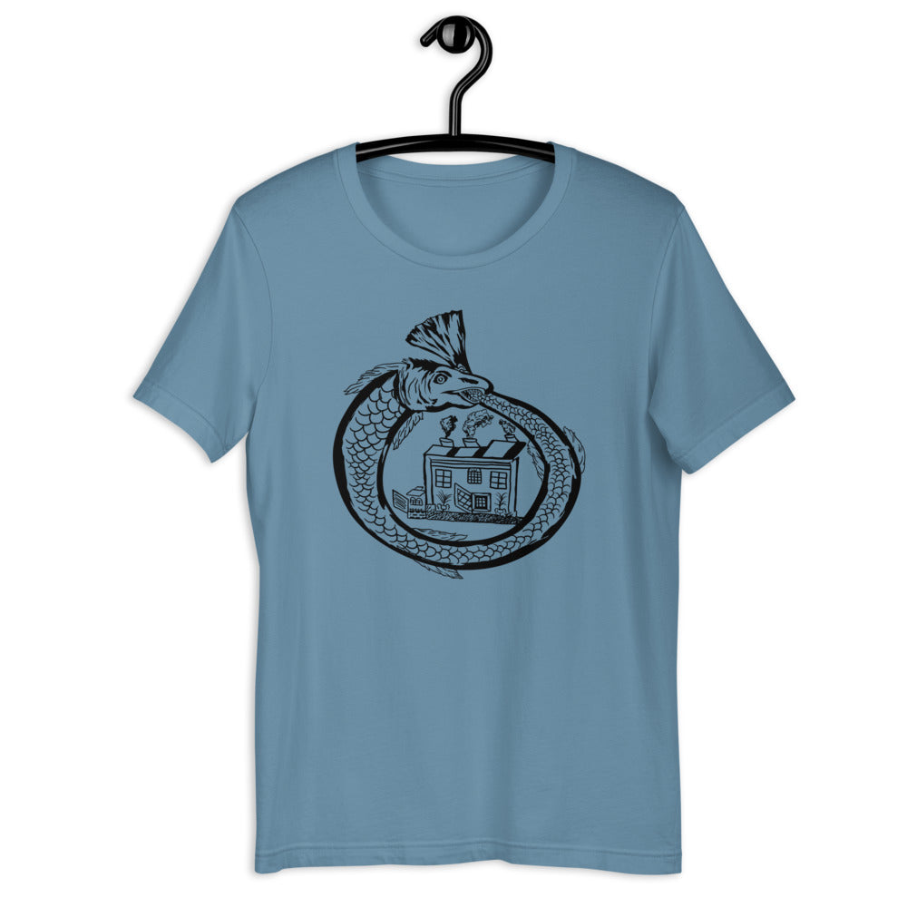 Ouroboros Short-Sleeve Unisex T-Shirt (CSP Jewish creatures clothing line)