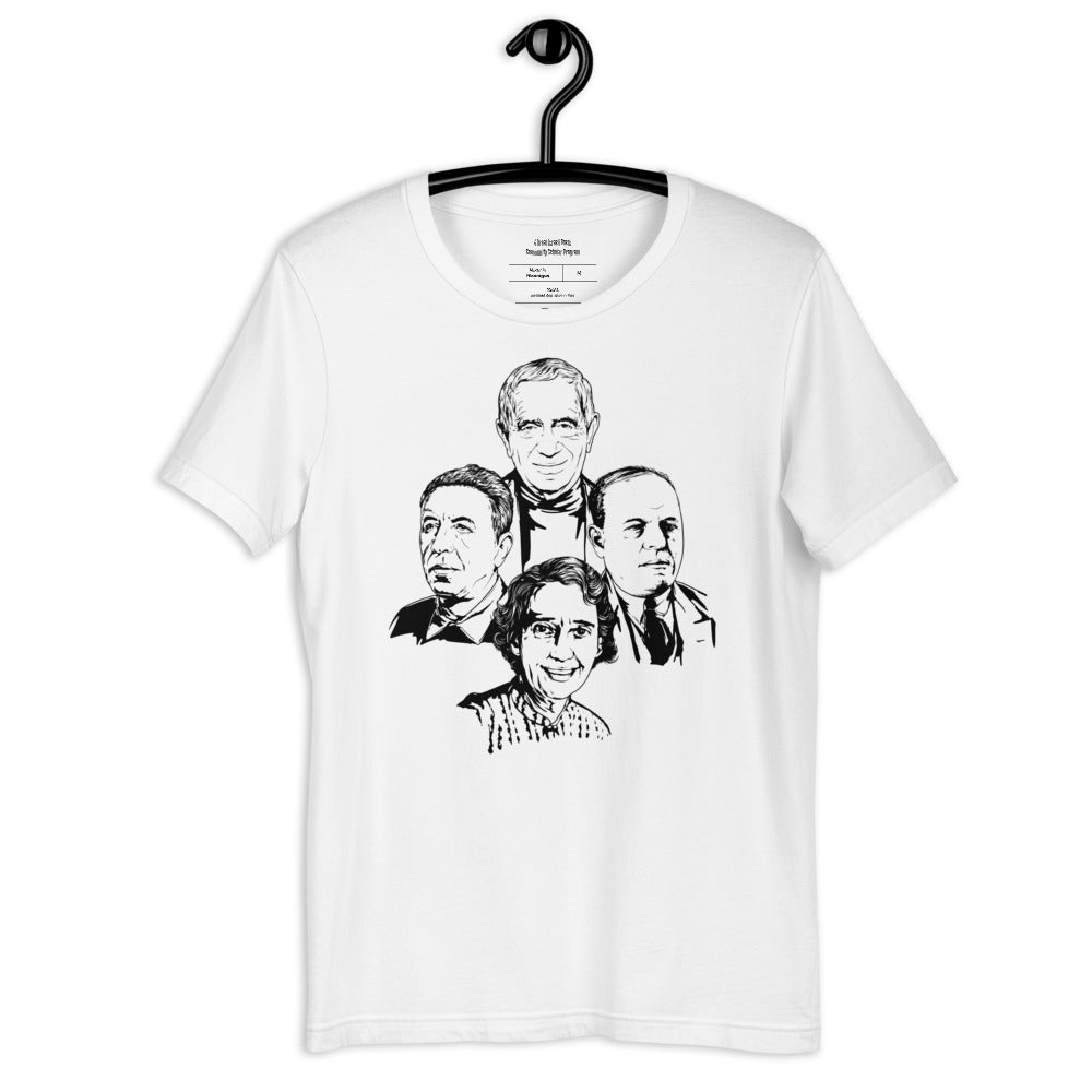 4 Great Israeli Poets, Rachel Korazim Line (Short-Sleeve Unisex T-Shirt)