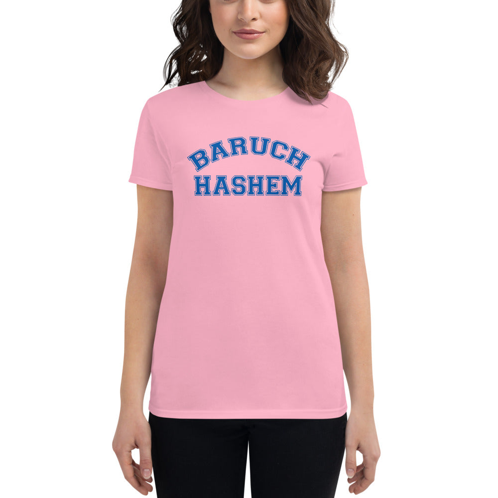 MME "Baruch Hashem" (Women's short sleeve t-shirt)