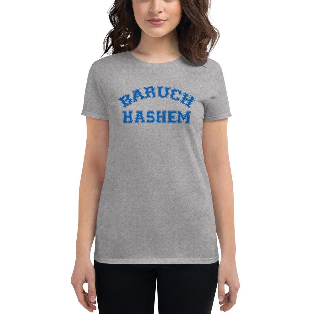 MME "Baruch Hashem" (Women's short sleeve t-shirt)