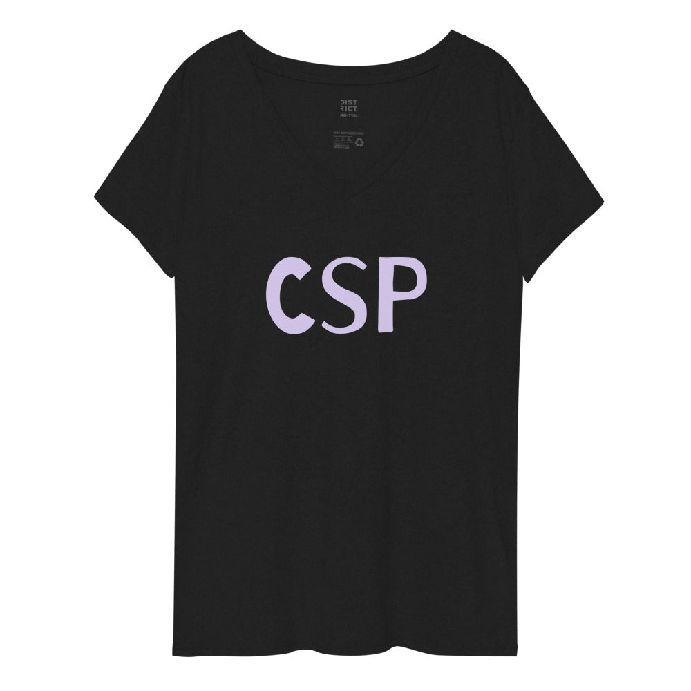 CSP-T (Women’s recycled v-neck t-shirt)