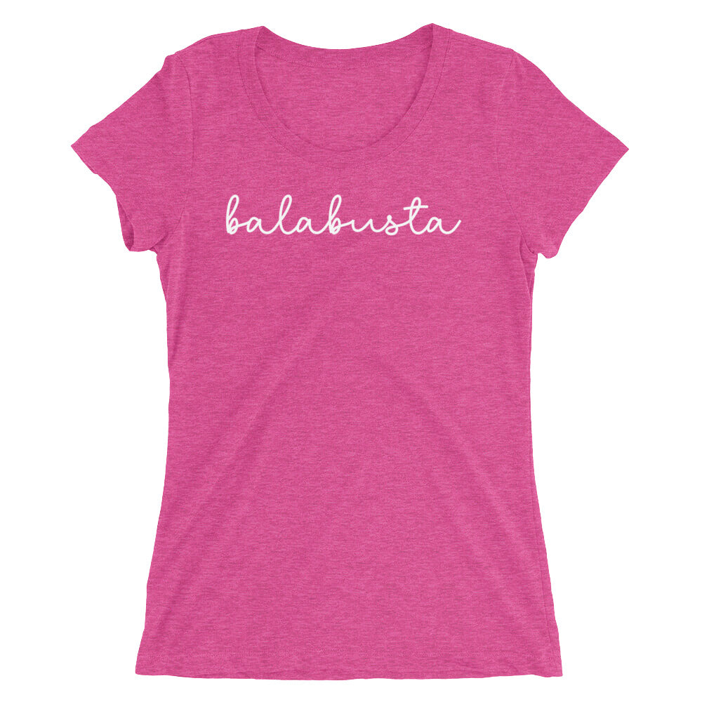 CSP Yiddish T - "Balabusta" (Ladies' short sleeve t-shirt)