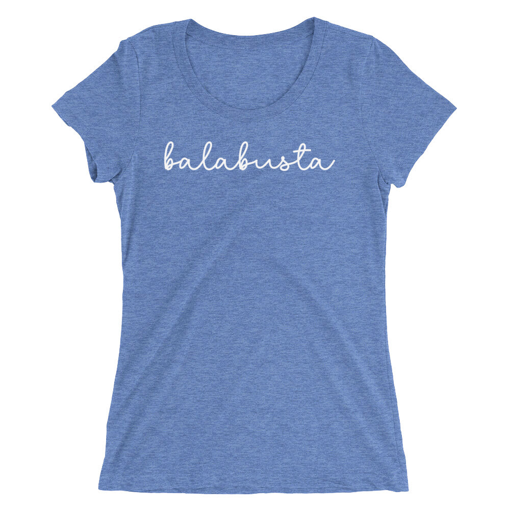 CSP Yiddish T - "Balabusta" (Ladies' short sleeve t-shirt)